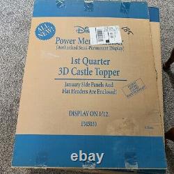Vintage Walt Disney Tinker Bell Beauty & Beast Castle Cardboard Movie Standee