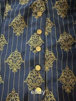 Vintage Walt Disney World Cast Member Costume Vest Beauty & Beast Enchanted Rose