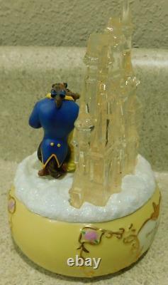 Vtg Disney Beauty And The Beast Castle Second Issue Happily Ever After Music Box