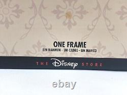 Vtg Disney Beauty and the Beast Belle in Library Rare Picture Frame 1990s New