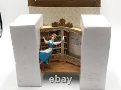 Vtg Disney Beauty and the Beast Belle in Library Rare Picture Frame 1990s New