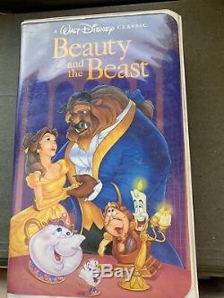 Vtg Vhs Beauty And The Beast 1992 Disney Black Diamond Very Rare Error