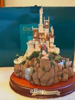 WDCC BEASTS CASTLE DISNEY CLASSICS ENCHANTED PLACES WithCOA BEAUTY AND THE BEAST