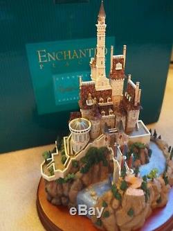 WDCC BEASTS CASTLE DISNEY CLASSICS ENCHANTED PLACES WithCOA BEAUTY AND THE BEAST