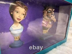 WDCC Beauty and The Beast 10th Anniversary Portrait Series Belle & Beast Bust