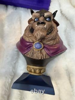 WDCC Beauty and The Beast 10th Anniversary Portrait Series Belle & Beast Bust
