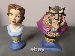 WDCC Beauty and the Beast 10th Anniversary Walt Disney Portrait Series IN BOX