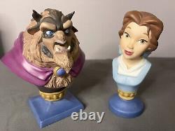 WDCC Beauty and the Beast 10th Anniversary Walt Disney Portrait Series IN BOX