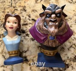 WDCC Belle and Beast Portrait Series Disney's Beauty & the Beast COA NIB