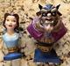 WDCC Belle and Beast Portrait Series Disney's Beauty & the Beast COA NIB