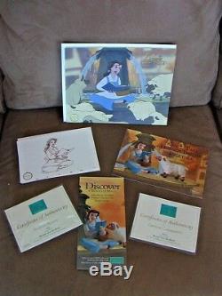 WDCC Disney 2005 Membership Exclusives Beauty & the Beast Belle with Sheep NIB