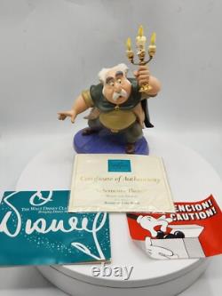 WDCC Disney Beauty & Beast Maurice & Lumiere Is Someone There New, Box/COA