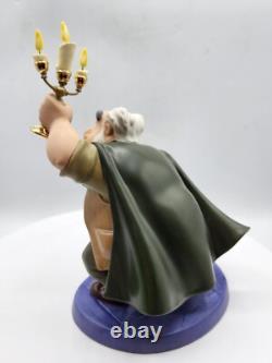 WDCC Disney Beauty & Beast Maurice & Lumiere Is Someone There New, Box/COA
