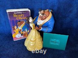 WDCC Disney Beauty & The Beast Tale as Old as Time withBox, COA & BlackDiamond VHS