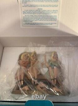 WDCC Disney Beauty and the Beast Tavern Girls Le Fou Sitting Pretty with Box COA