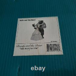 WDCC Disney Beauty and the beast classic Tale as old as time with COA