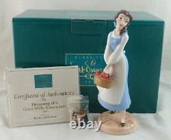 WDCC Dreaming of a Great Wide Somewhere Belle Beauty and the Beast Box COA Pin