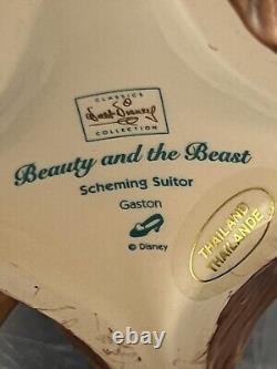 WDCC GASTON Scheming Suitor from BEAUTY & THE BEAST DISNEY VILLAINS Excellent