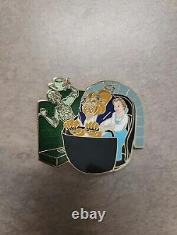 WDI Beauty And The Beast Haunted Mansion Thrill Ride Pin Le 300