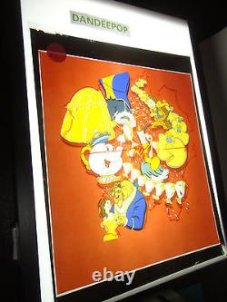 Walt Disney Beauty and The Beast 1981 Gift Wrap Transparency Animation Cell 8x10
