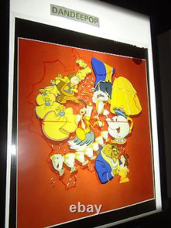 Walt Disney Beauty and The Beast 1981 Gift Wrap Transparency Animation Cell 8x10