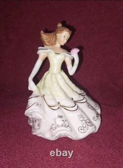 Walt Disney Beauty and the Beast Lenox Statue Bellles Magical Moments