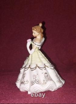 Walt Disney Beauty and the Beast Lenox Statue Bellles Magical Moments