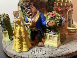 Walt Disney Beauty and the Beast Musical Snow Globe Castle Plays Theme Song