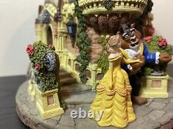 Walt Disney Beauty and the Beast Musical Snow Globe Castle Plays Theme Song