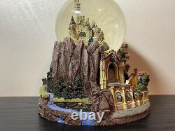 Walt Disney Beauty and the Beast Musical Snow Globe Castle Plays Theme Song