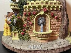 Walt Disney Beauty and the Beast Musical Snow Globe Castle Plays Theme Song