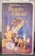 Walt Disney Beauty and the Beast VHS Black Diamond Label