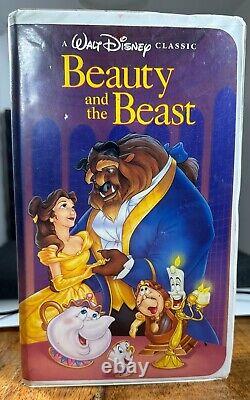 Walt Disney Classic Beauty And The Beast VHS RARE BLACK DIAMOND CLASSIC