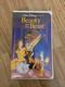 Walt Disney Classics Beauty And The Beast RARE VHS BLACK DIAMOND With OG RECEIPT