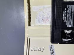 Walt Disney Classics Beauty And The Beast RARE VHS BLACK DIAMOND With OG RECEIPT