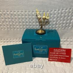 Walt Disney WDCC Beauty & the Beast Vive L'Amour Lumiere Figurine WithCOA & Box