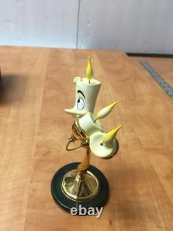 Walt Disney WDCC Beauty & the Beast Vive L'Amour Lumiere Figurine WithCOA & Box
