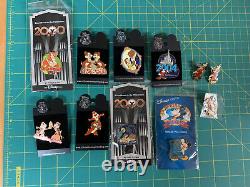 Walt Disney World Pin set Chip and Dale, Beauty and the Beast, Mickey Mouse