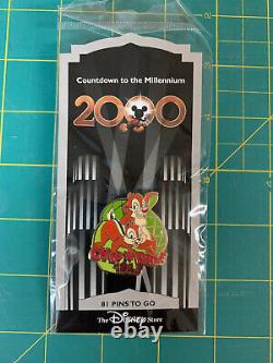 Walt Disney World Pin set Chip and Dale, Beauty and the Beast, Mickey Mouse