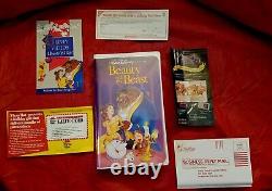 Walt Disney's Beauty And The Beast Black Diamond Classic VHS 1992 Christmas lead