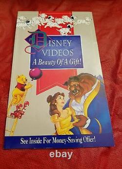 Walt Disney's Beauty And The Beast Black Diamond Classic VHS 1992 Christmas lead