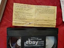 Walt Disney's Beauty And The Beast Black Diamond Classic VHS 1992 Christmas lead