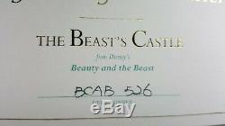 Wdcc Disney Beauty & The Beast Beast's Castle Deed# Bcab 526 Box Coa
