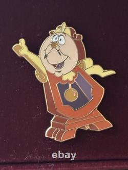 Wdcc Walt Disney Classic Collection Beauty And The Beast 6 Pin Set Cogsworth