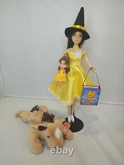 Witch Barbie OOAK Halloween Costume + Disney Beauty and the Beast Belle figure