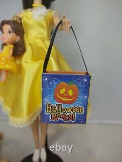 Witch Barbie OOAK Halloween Costume + Disney Beauty and the Beast Belle figure