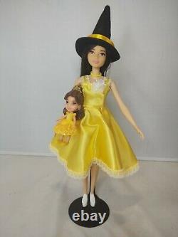 Witch Barbie OOAK Halloween Costume + Disney Beauty and the Beast Belle figure