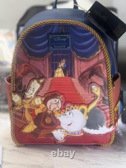 WonderCon Limited Edition Disney Beauty Beast Ballroom Scene Loungefly Backpack
