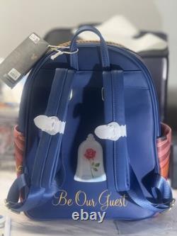 WonderCon Limited Edition Disney Beauty Beast Ballroom Scene Loungefly Backpack